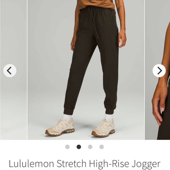 Lululemon Stretch High-Rise Jogger *Shorter Length Dark Olive size 4 - Picture 5 of 6